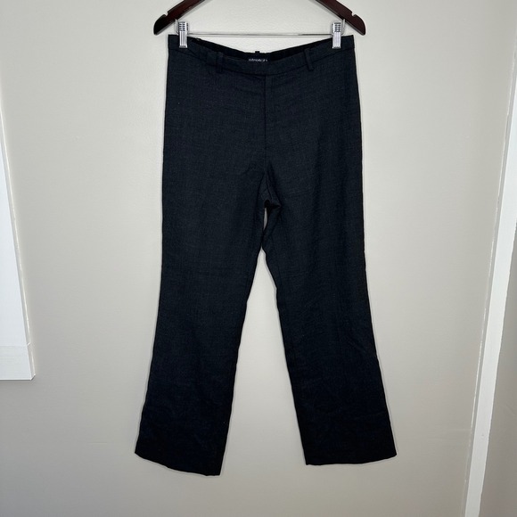 GAP Pants - GAP Women's Charcoal Gray Wool Blend Stretch Career Dress Pants Size 8 Y2K